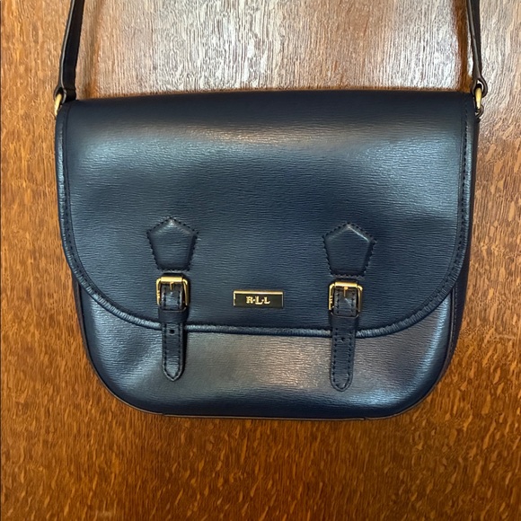 Ralph Lauren Midnight Blue Leather Bag - Picture 2 of 6